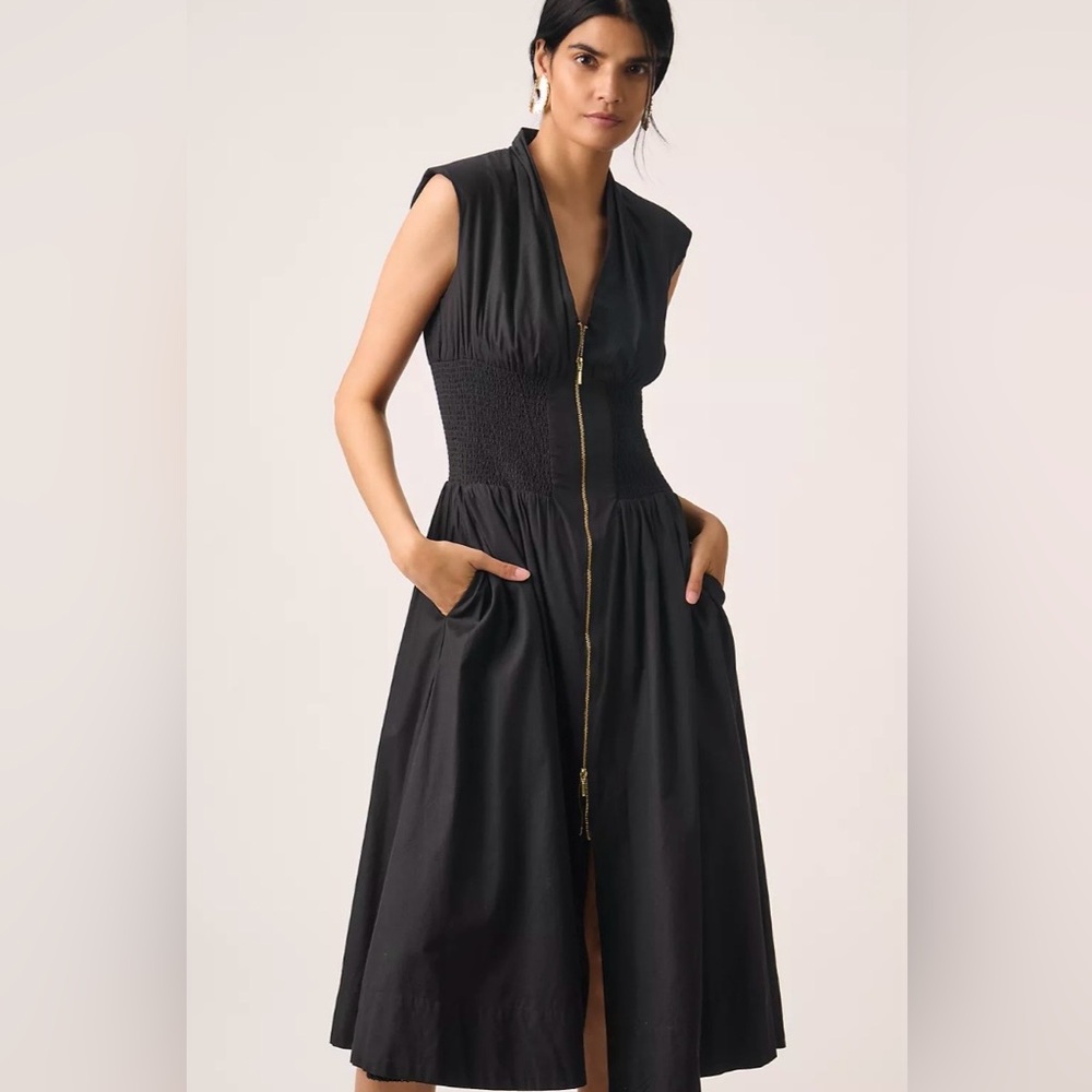 MAEVE The Tommie Zip Front Dress from ANTHROPOLOGIE - worn once! Size S
